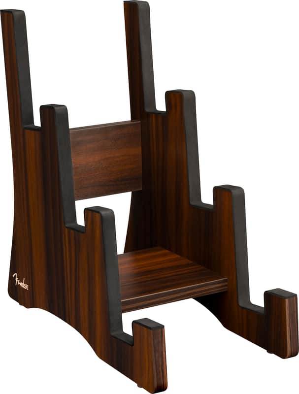 Fender DELUXE WOODEN 3-TIER GUITAR STAND image 1