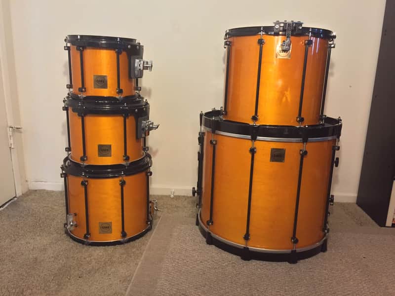 GMS Grand Master Maple Flame Gold Lacquer image 1