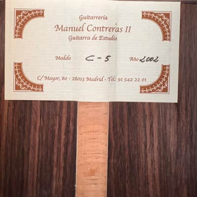 Manuel Contreras II C-5 Flamenco Guitar 2002 image 6