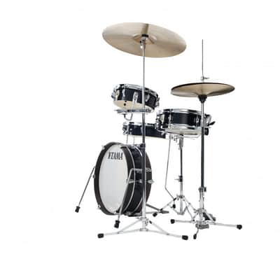 Tama LJK48P-HBK Club-Jam Pancake Shell Kit 4 pcs - Hairline Black/Chrome HW image 8