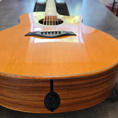 Taylor GS Custom Shop Grand Symphony 1 of 1 Tree Inlay Flame Hawaiian KOA and Hand Select Rosewood Masterbuilt Master Built Presentation American BTO Built-to-Order USA Acoustic-Electric Guitar image 13