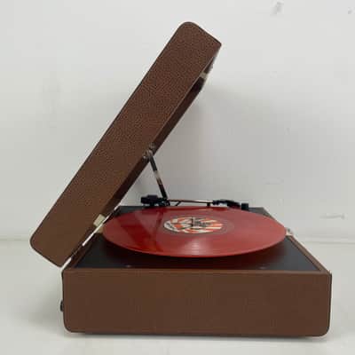 Classic Phono (Lenco) - TT-33 Brown - Portable Phono Suitcase - Speakers Built-In image 6