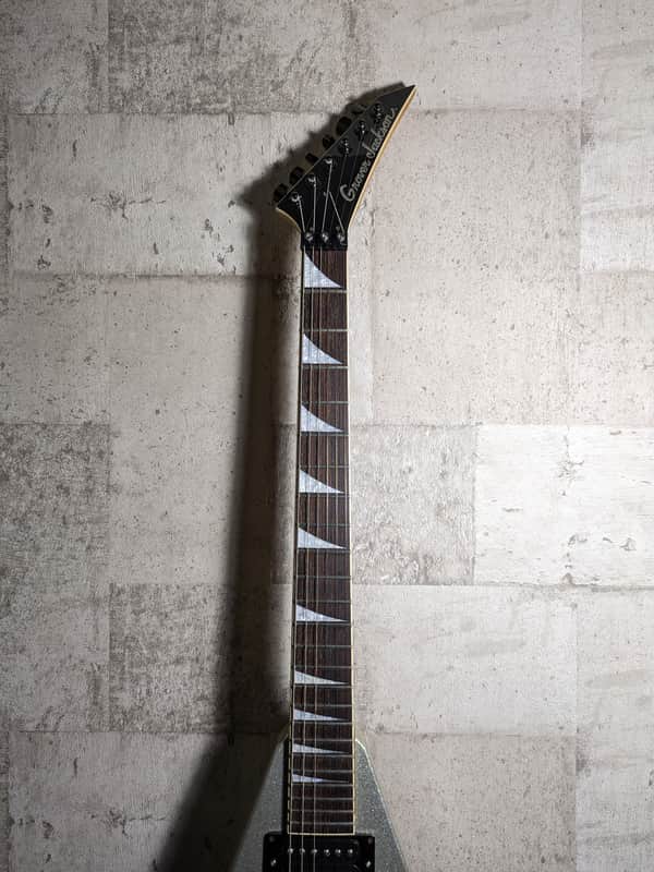 Grover Jackson King V 90's Silver Flake Made in Japan KV | Reverb