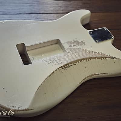 Stratocaster Vintage White Relic Body image 4
