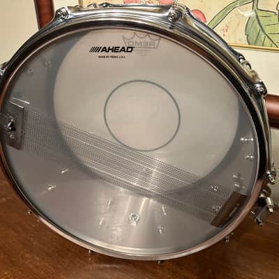 Ahead Engraved Titanium Snare Drum 6x14 image 8