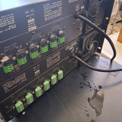 RANE MA-6S Bridgeable Professional Multi-Channel Amplifier w/ 6 Independent Amps image 4