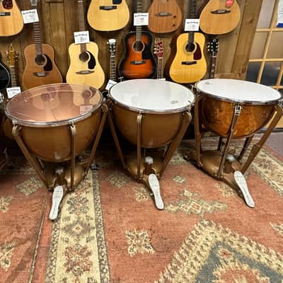 Vintage Ludwig Symphony Model Timpani Set of 3 - 23", 26", 29" image 8