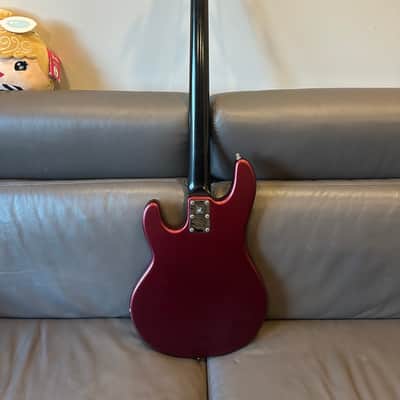 Ernie Ball Music Man US SUB Bass 4 Passive Red made in USA image 4