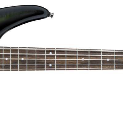 Jackson  JS Series Spectra 5 String Bass Guitar JS3QV,  Alien Burst Finish image 1