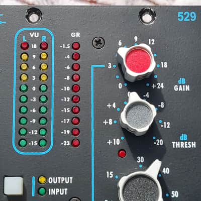 API 529 500 Series Stereo Compressor Module 2018 - Present - Black image 4