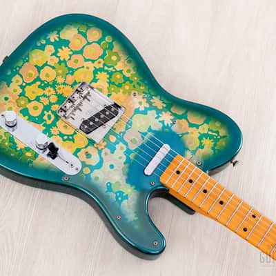 1987 Fender Telecaster Blue Flower '69 Vintage Reissue TL69-75, Collector-Grade, Japan MIJ Fujigen image 9