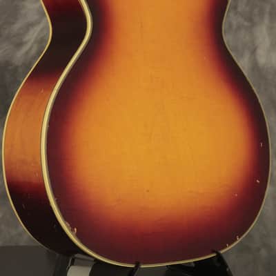 original 1965 Guild F-50 Navarre flattop Sunburst image 18