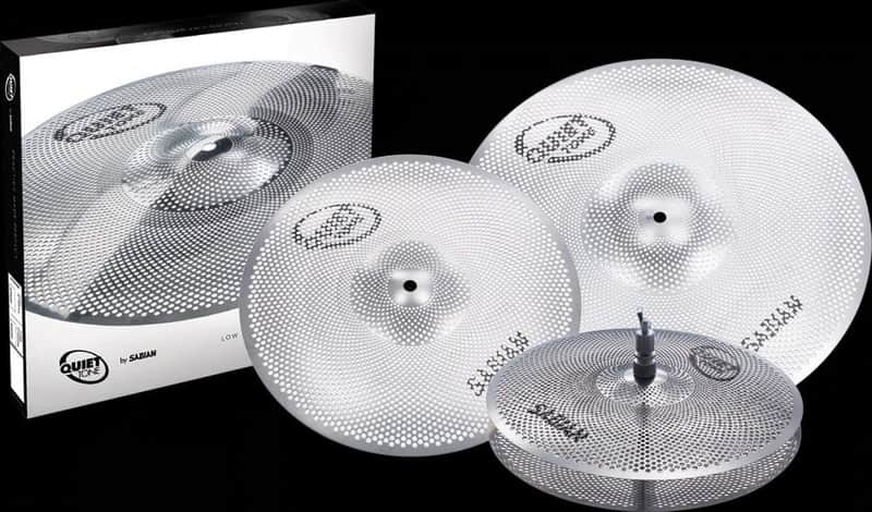 SABIAN QTPC502 Quiet Tone Practice Cymbals Set 3 Pack MADE In CANADA imagen 1