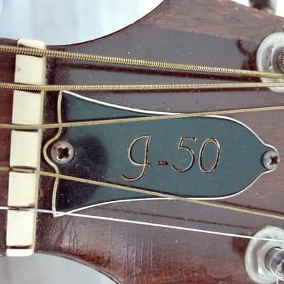 1969 Gibson J-50 Acoustic Guitar + Case image 7