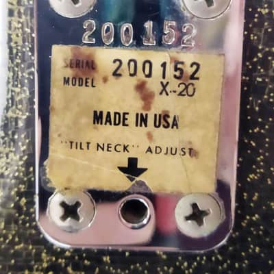 1960s Magnatone X-20 Typhoon Vintage Electric Guitar USA Rare image 23
