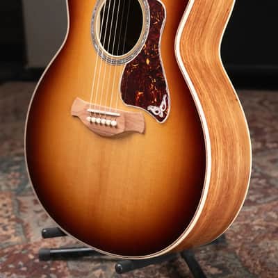 Taylor Gold Label 814e SB Super Auditorium Acoustic/Electric Guitar - Sunburst with Hardshell Case image 4