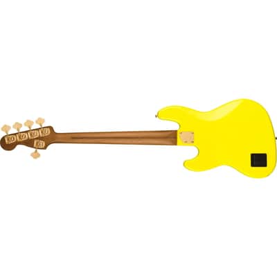 Fender MonoNeon Jazz Bass V Maple Fingerboard Neon Yellow 021 image 18