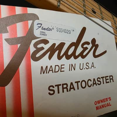 Fender Stratocaster 1979 ONE OWNER - Original Hang Tag! Red Ash Body Vintage 70s American Strat image 5