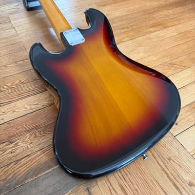 Fender Japan Jazz Bass V - CIJ 2002 - Sunburst image 9