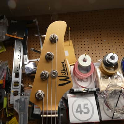 Wilkins Jazz Bass Stack Knob Traditional 2015 - Sunburst image 3