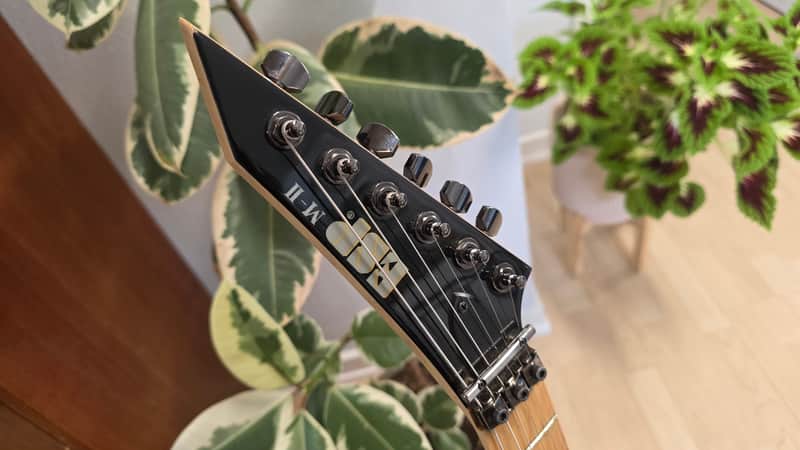ESP M-II 2008 Original Standard Series Black HH FR Floyd Rose Super Strat Custom Pickups MIJ Japan Mirage Guitar image 1