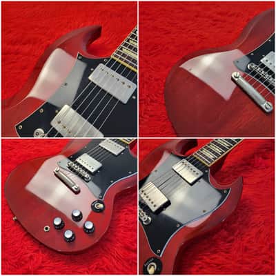 Burny RSG-75 '69 SG Standard Model - Revival Series - 1980's - Cherry Red - Made in Japan MIJ image 5
