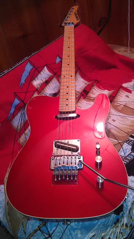 Rare Vintage Kramer Classic III Candy Apple Red Telecaster w Seymour Duncan & Floyd Rose WoW Player image 1