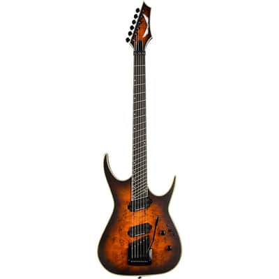 Dean Exile Select Multiscale with Kahler Electric Guitar Regular Satin Natural Black Burst image 3
