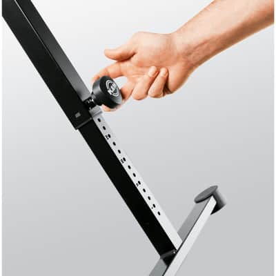 König & Meyer 18810 Omega Table-Style Keyboard Stand (Black) - Keyboard Table image 3