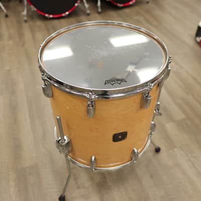 Vintage 80s Gretsch Square Badge 16x16" Floor Tom image 2