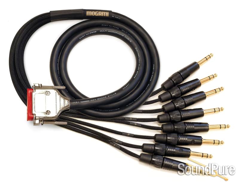 Mogami Gold-DB25-TRS-05 DB25 to TRS - 5' image 1