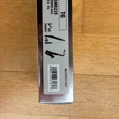 Vandoren SM822E V16 Series T6 Hard Rubber Tenor Saxophone Mouthpiece 2010s - Black image 5