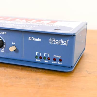 Radial Engineering DiNET DAN-RX2 2-Ch. Dante Network Receiver (NO PSU) CG01XU4 image 4
