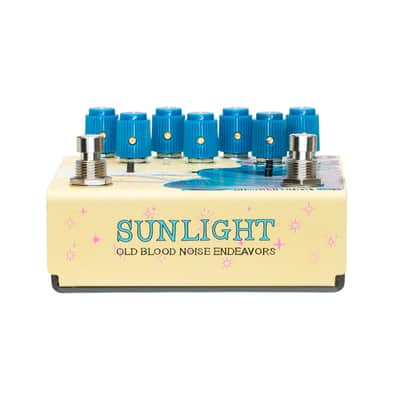 Old Blood Noise Endeavors Sunlight Stereo Reverb Effect Pedal, Yellow image 2
