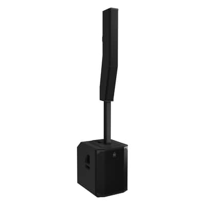 2x EV Electro-Voice EVOLVE 70 Powered Column Speaker Array 15" Sub Pair (Black) image 3