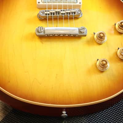 2008 Gibson Custom Shop Les Paul R8 1958 Historic Reissue Electric Guitar Iced Tea Burst + HSC COA image 5