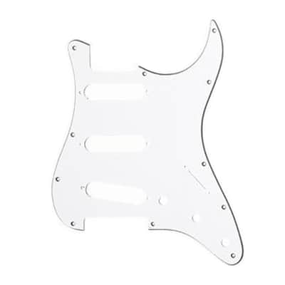 Allparts White 11-Hole Pickguard for Stratocasters image 1