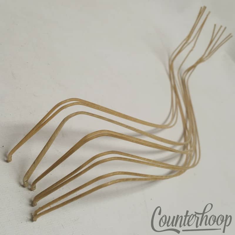 Leedy 16"Cat"Gut(Sheep)Natural Snare Drum Wires/10x Strands Vintage 1910s Catgut image 1