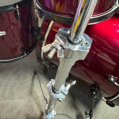 Pearl Forum 5-Piece Drum Set w/Hardware - Wine Red (Used) image 4