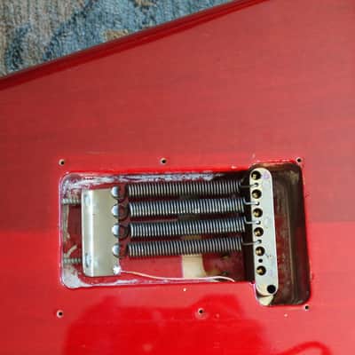 1981 Kramer USA Vanguard Strathead Flying Vee Trans Red San Dimas Charvel Vibe! image 15