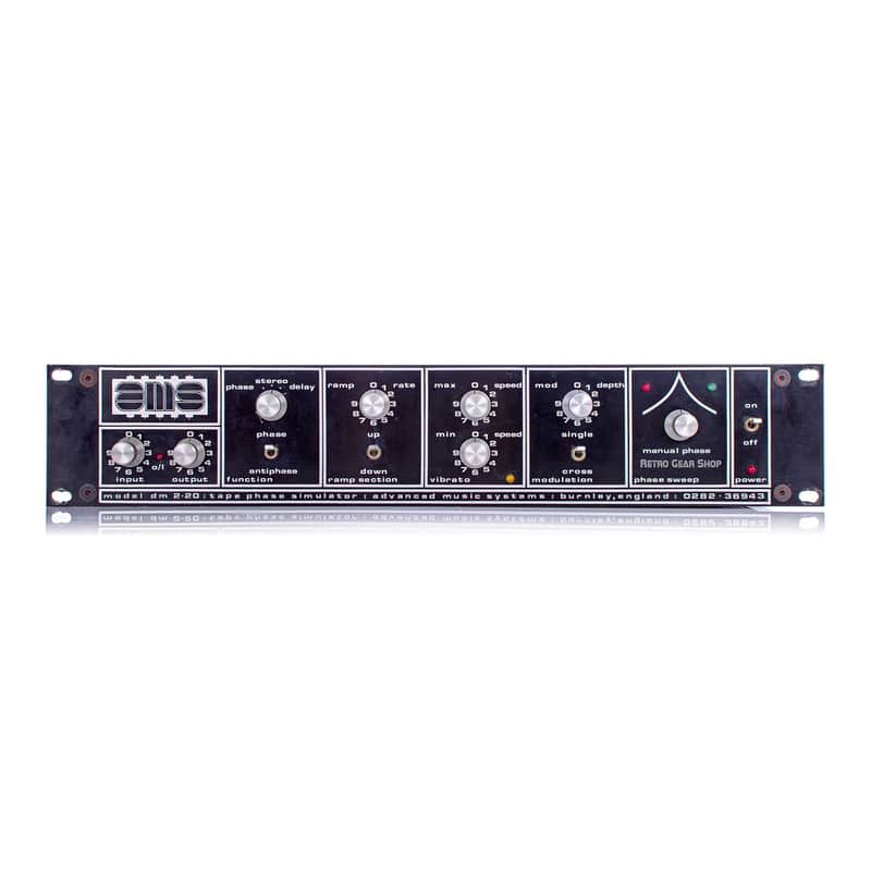 AMS DM2-20 Tape Phase Simulator Serviced DM 2-20 Rare Vintage Rack Phaser Effect Unit image 1