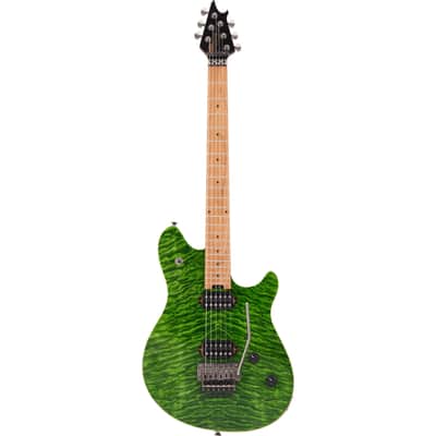 EVH Wolfgang WG Standard Quilt Maple Transparent Green - Electric Guitar image 1