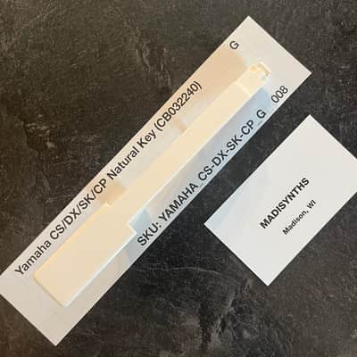 ORIGINAL Yamaha Replacement G Key (CB032240) for CS70M, CS5, CS15, CS15D, CS20, CS20M, CS40M, DX9, DX21, DX27, DX27S, SK20, SK30, CP10, CP11, CE20, PS10, PS20, YK10, and more