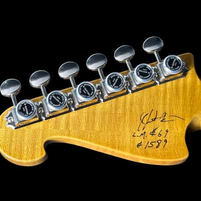 2025 Knaggs Larry Mitchell Signature Severn Tier 1 Flame Top Gloss ~ Aged Scotch image 9