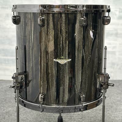 Tama Starclassic Maple 4pc Drum Set Black Clouds & Silver Linings w/Black Hw image 4