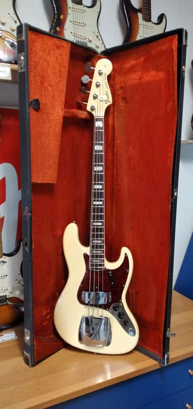 Fender jazz bass matching-head 1969 - Olympic white - Excellent