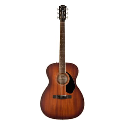 Used Fender PO-220E Orchestra All Mahogany w/ Case - Aged Cognac Burst image 2