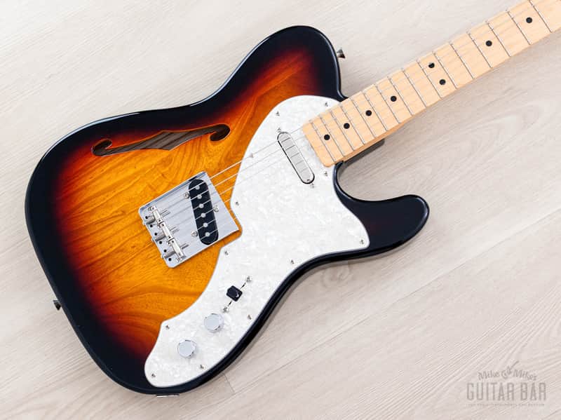 2024 Fender Heritage ‘60s Telecaster Thinline Sunburst Lacquer, Ash Body w/ Hangtags, Japan MIJ image 1