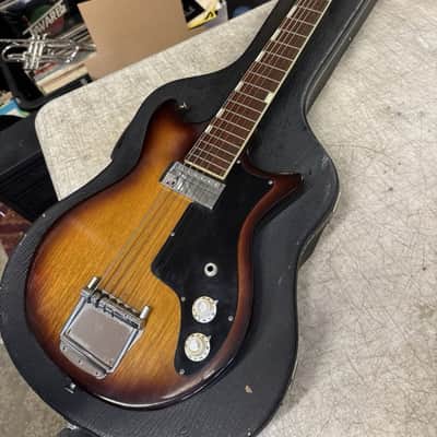 Vintage Melody JB-4 1960s MIJ Electric Guitar w/case. Clean and Rare! image 2