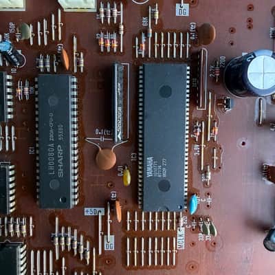 YAMAHA PSR-40 Keyboard Part: Main Motherboard Processor Board PCB [XA003] image 5